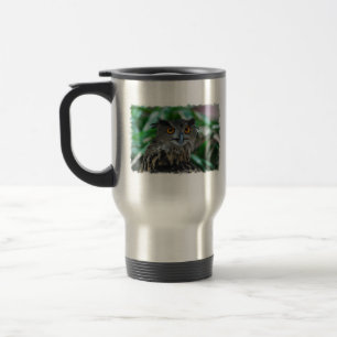 Grande tasse de voyage de hibou