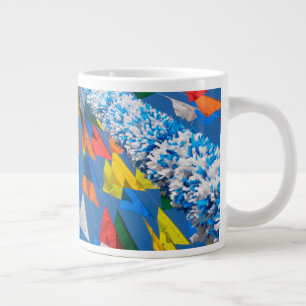 Grande Tasse Décoration de drapeau triangulaire