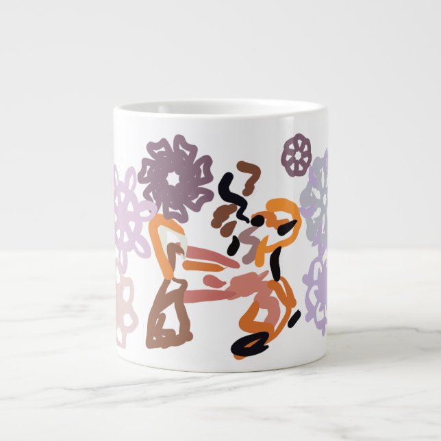 Grande Tasse Deer winter joy (Devant)
