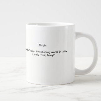 Grande Tasse Définition de l'Ave Maria