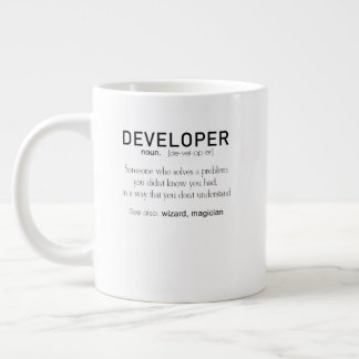 Grande Tasse Définition du codeur de définition du développeur 