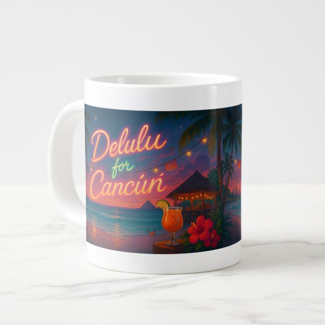 Grande Tasse Delulu pour Cancun (Devant gauche)