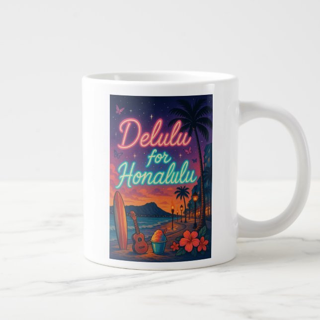 Grande Tasse Delulu pour Honalulu (Droite)