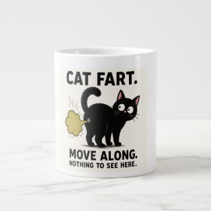 Grande Tasse Déplacement de pet de chat - Rien à voir ici, c'es