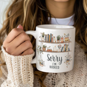 Grande Tasse Désolée, je suis prise Lectrice passionnée
