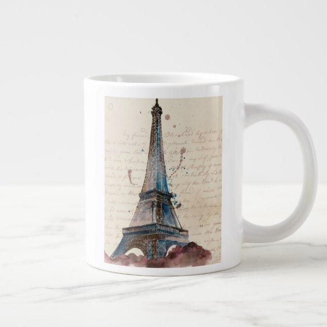 Grande Tasse Destinations | Lettres De La Tour Eiffel (Droite)