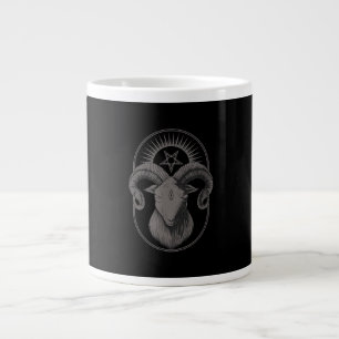 Grande Tasse Devil Goat Pentagram Baphomet Satan Occult Satanic