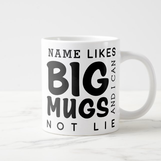 Grande Tasse Devis personnalisé de grande musique (Droite)