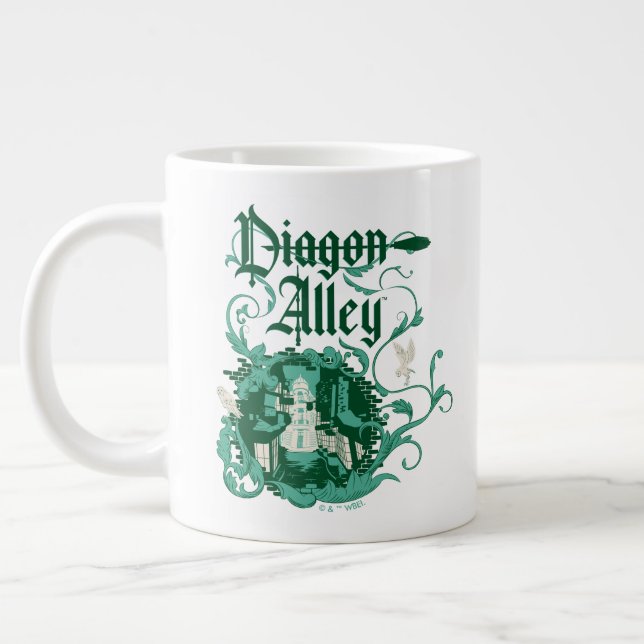 Grande Tasse DIAGON ALLEY™ Graphique Vintage (Gauche)