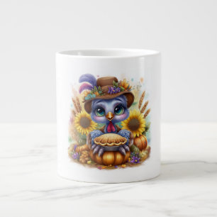 Grande Tasse Dinde de l'automne mignonne