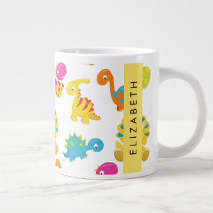 Grande Tasse Dinosaures Mignons, Motif Des Dinosaures, Votre No