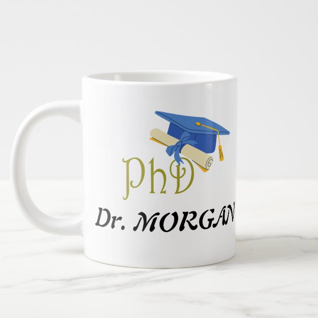Grande Tasse Doctorat Cool Médicale Graduate Congrate Nouveau D (Gauche)