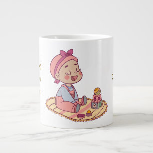 Grande Tasse Douce petite fille Joyeux Nouvel An