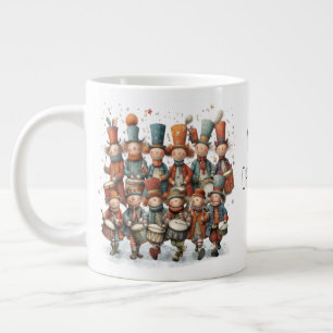 Grande Tasse Douze batteurs fantaisistes pour les 12 jours de N
