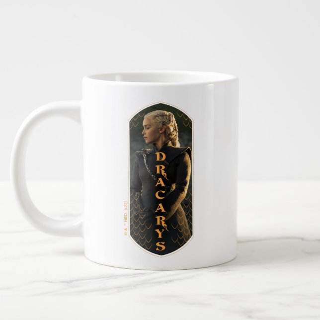 Grande Tasse "Dracarys" Daenerys Targaryen Graphic (Gauche)