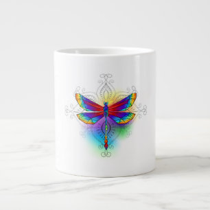 Grande Tasse Dragonfly en arc-en-ciel