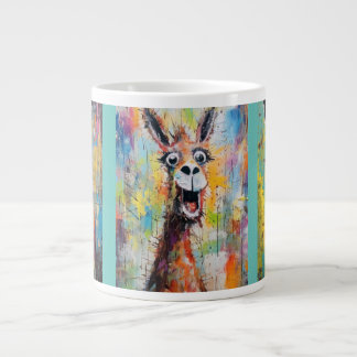 Grande Tasse Drama Lama Personnalisable Funky Hipster Mignon