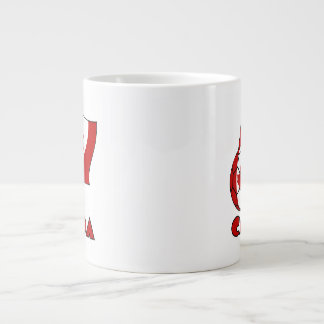 Grande Tasse Drapeau canadien avec balle de football