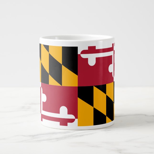Grande Tasse Drapeau de l'État du Maryland (Devant)