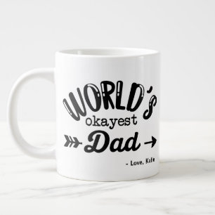 Grande Tasse Drôle cadeau de Fête des pères, le café papa le pl