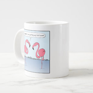 Grande Tasse Drôle Flamant rose rose Nouveauté humoristique