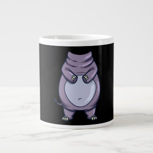 Grande Tasse Drôle Hippo Corps sans tête Halloween Mammifère Co