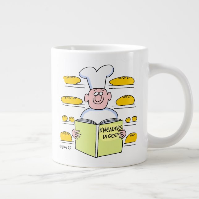 Grande Tasse Drôle Homebaked Fabriqué maison Pain Baker dessin (Droite)