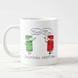 Grande Tasse Drôle Noël Cartoon Cuisines épices