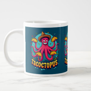 Grande Tasse Drôle Taco Octopus Cartoon Alimentation Pun