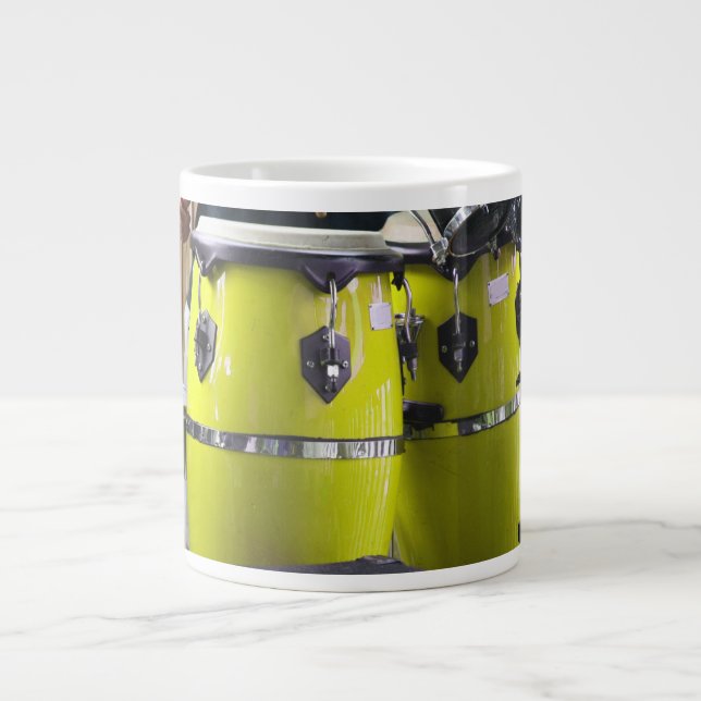 Grande Tasse Drums de conga jaune vif photo.jpg (Devant)