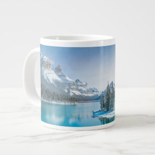 Grande Tasse Eau Parc national Winter Jasper, Canada