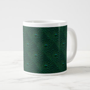 Grande Tasse Eau sur métal vert
