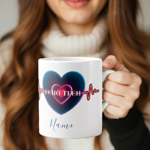 Grande Tasse Echo Tech   Battement de cœur   ECG