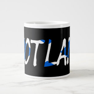 Grande Tasse Ecosse sur le drapeau écossais
