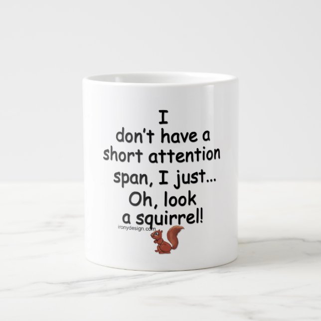 Grande Tasse Écureuil à courte portée (Devant)