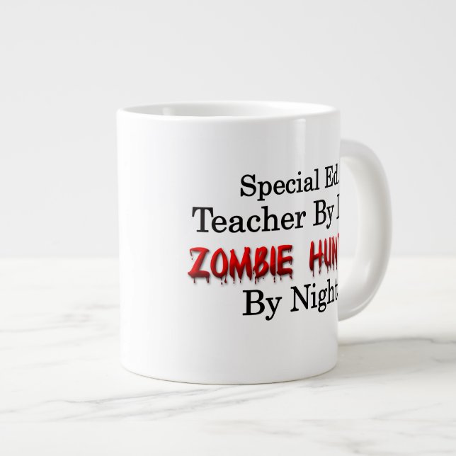 Grande Tasse Ed spécial. Professeur/Chasseur de zombie (Devant droit)