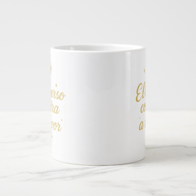Grande Tasse El Universo Conspira a Tu Favor ✨ | Elegant Gold  (Devant)