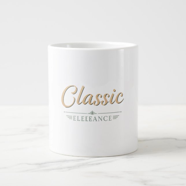 Grande Tasse Élégance classique (Devant)