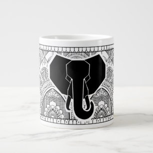 Grande Tasse Eléphant de henné