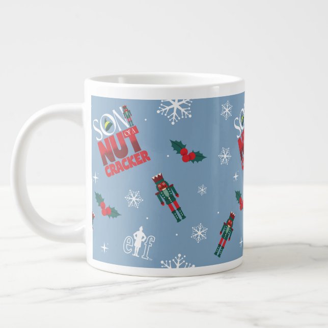 Grande Tasse Elf "Fils d'un Noisette" Motif d'hiver (Gauche)