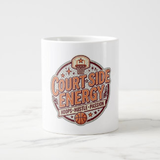 Grande Tasse Énergie de côté de terrain Basket-ball vintage