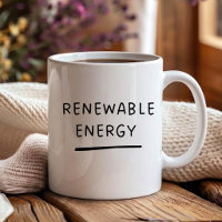 Énergie renouvelable – Café écologique mignon et d