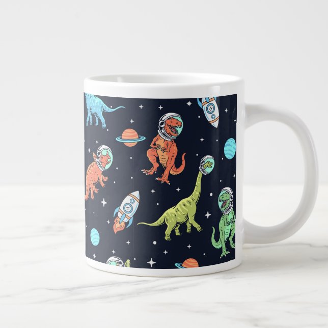 Grande Tasse Enfants Dinosaur Astronaut Motif (Droite)