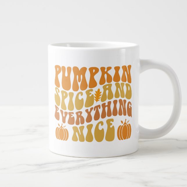 Grande Tasse Épices citrouilles Et Tout Bien (Droite)