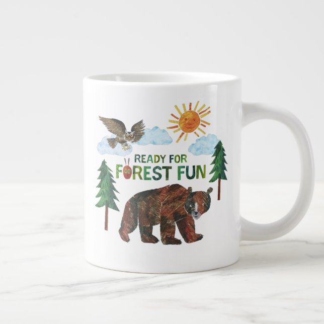 Grande Tasse Eric Carle | Prêt pour le plaisir des forêts (Droite)