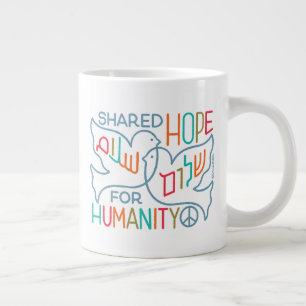 Grande Tasse Espoir de paix partagé pour l'humanité 