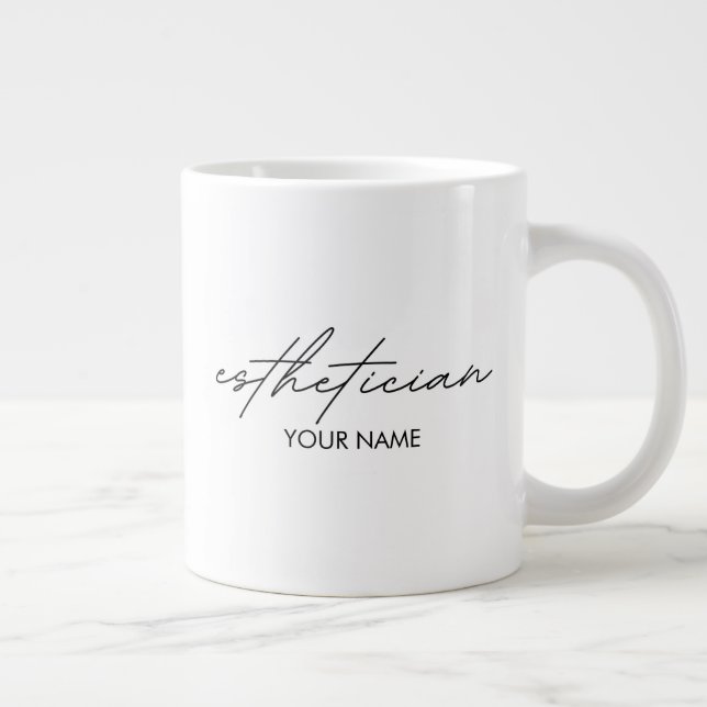 Grande Tasse Esthetician Notebook - Personalized Gift (Droite)