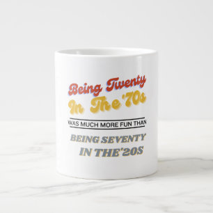 Grande Tasse Être vingt dans le les années 70 était beaucoup pl