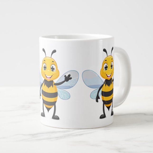 Grande Tasse European honey bee (Devant droit)