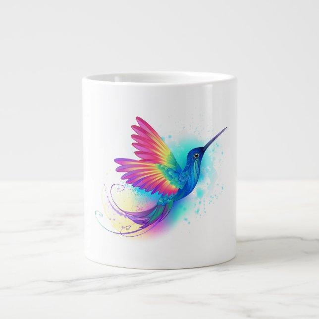 Grande Tasse Exotic Rainbow Hummingbird (Devant)